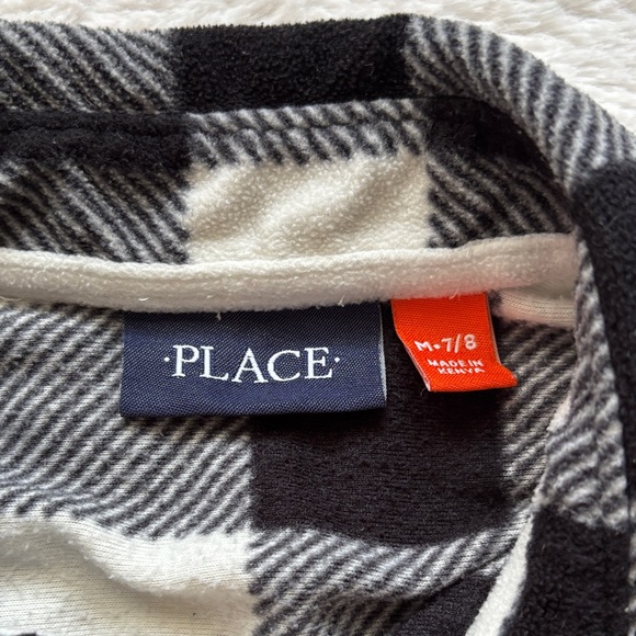 Boy’s Black and White Plaid Shirt - Picture 4 of 5